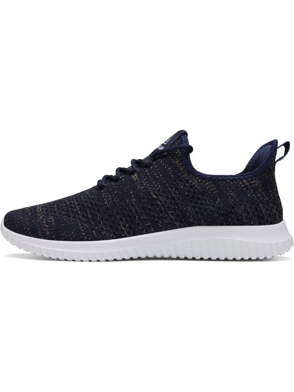 Men's Blue Black Running Shoes Lightweight Breathable Walking Shoes Non Slip